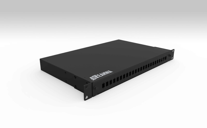 1u 24p fiber optic patch panel