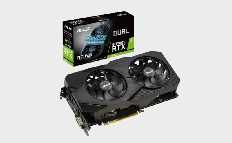 card man hinh asus dual rtx 2060 o6g evo 6gb 5